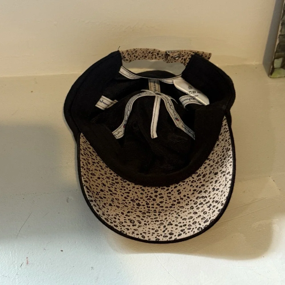 Champion Leopard/Animal Print Women's Adjustable Strapback Baseball Hat/Cap‎